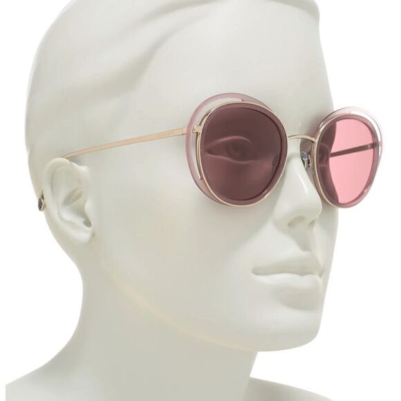 NWT Giorgio Armani  Opal Violet/ Bronze Cat-Eye Sunglasses $430 main image 4